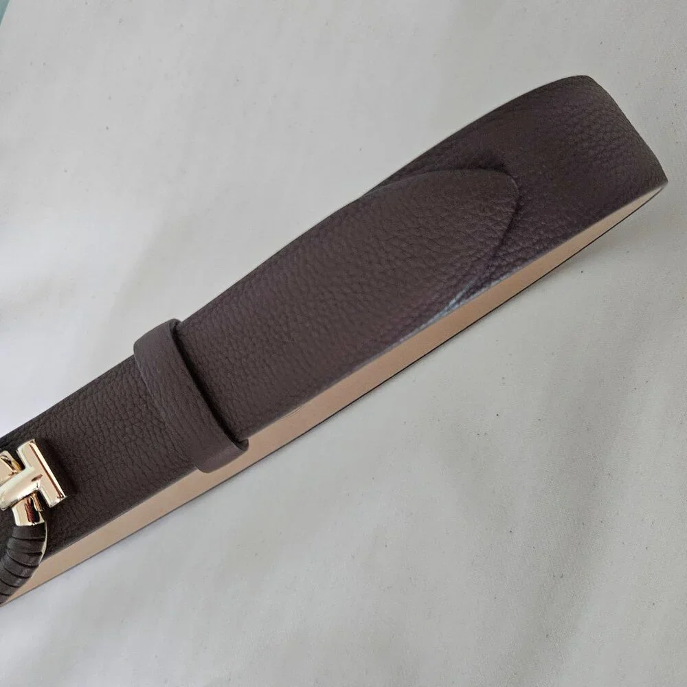 Tod’s Brown Leather Belt – Gold Hardware – Size 90 (US 34–36) - Picture 10 of 15